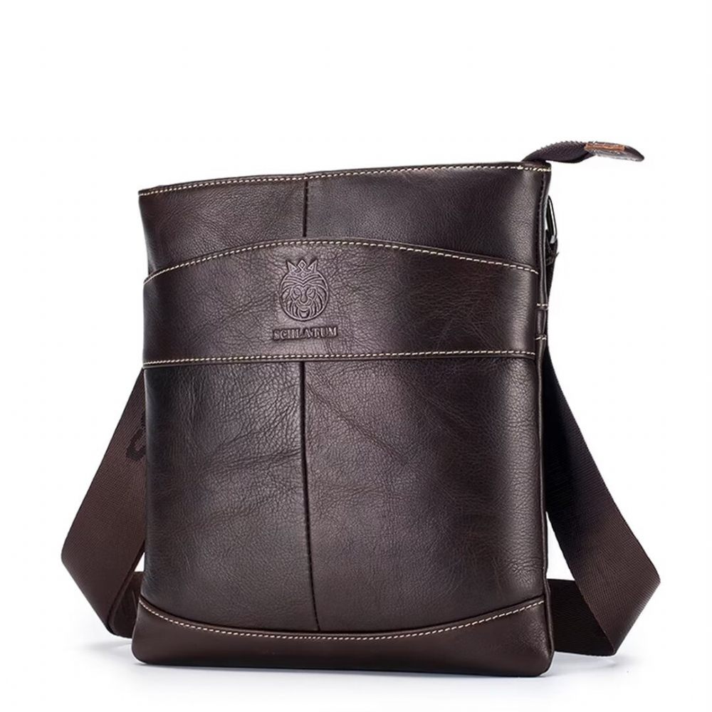 Sacs À Bandoulière Pour Hommes Sac Cuir Royal Roadster - Noir