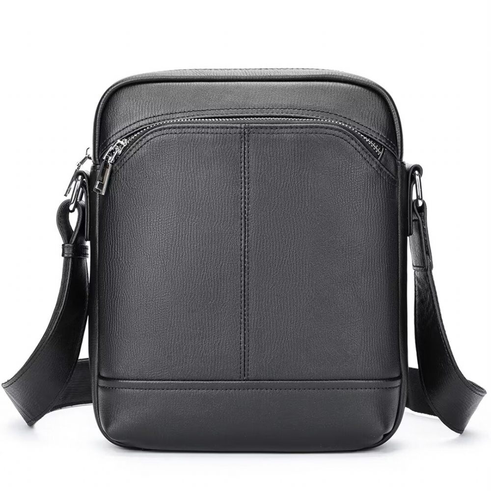 Sacs À Bandoulière Pour Hommes Sac Cuir Sovereign Statement - Noir1