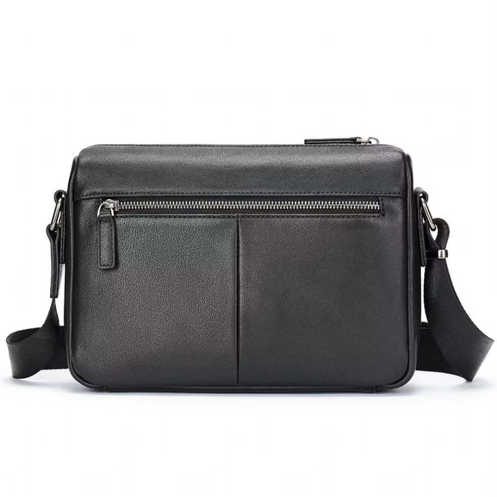 Sacs À Bandoulière Pour Hommes Sac Cuir Triumph Trailblazer - Noir