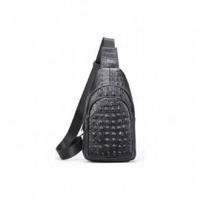 Sacs À Bandoulière Pour Hommes Sac Exotique Chic Relief Croco