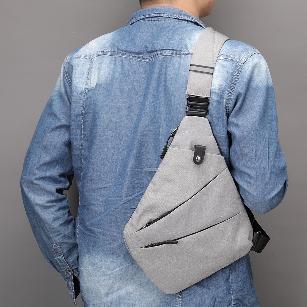 Sacs À Bandoulière Pour Hommes Sac Imperméable - Gris