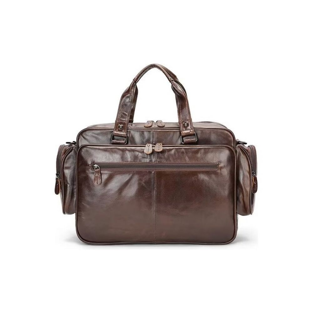 Sacs À Bandoulière Pour Hommes Sac Main Cuir Luxe Ordinateur Portable