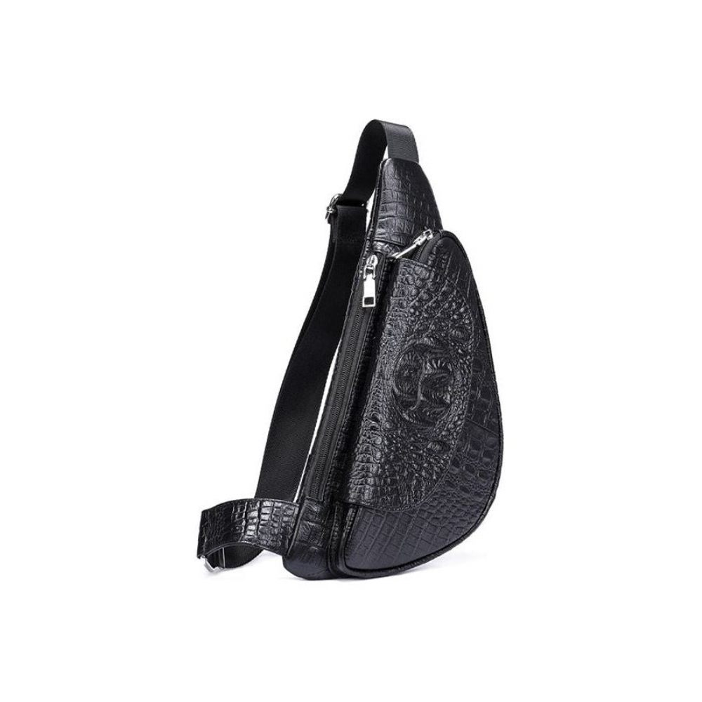 Sacs À Bandoulière Pour Hommes Sac Messager Créateur Cuir Selle Exotique