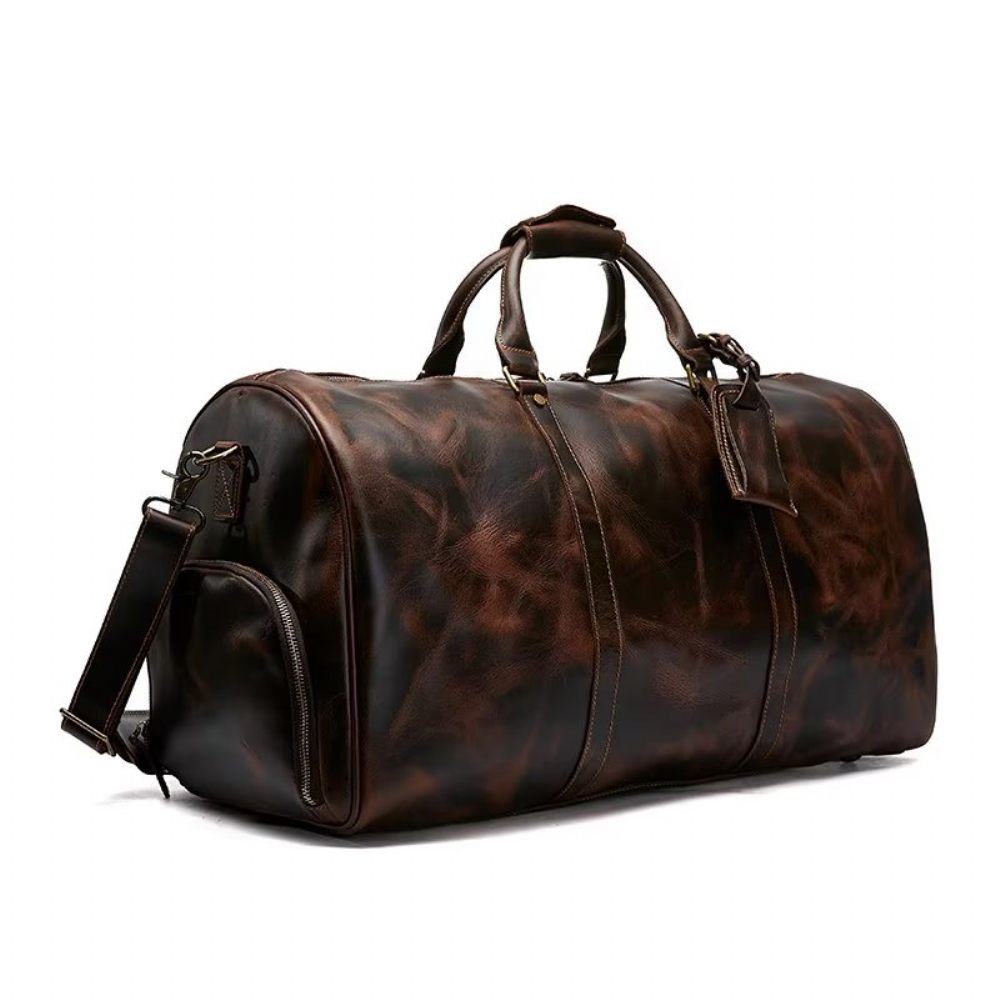 Sacs À Bandoulière Pour Hommes Sac Voyage Jetsetter - Café