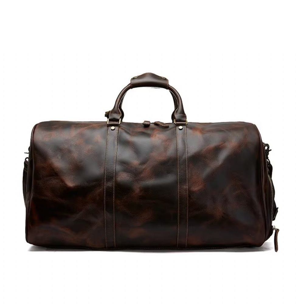 Sacs À Bandoulière Pour Hommes Sac Voyage Jetsetter - Café