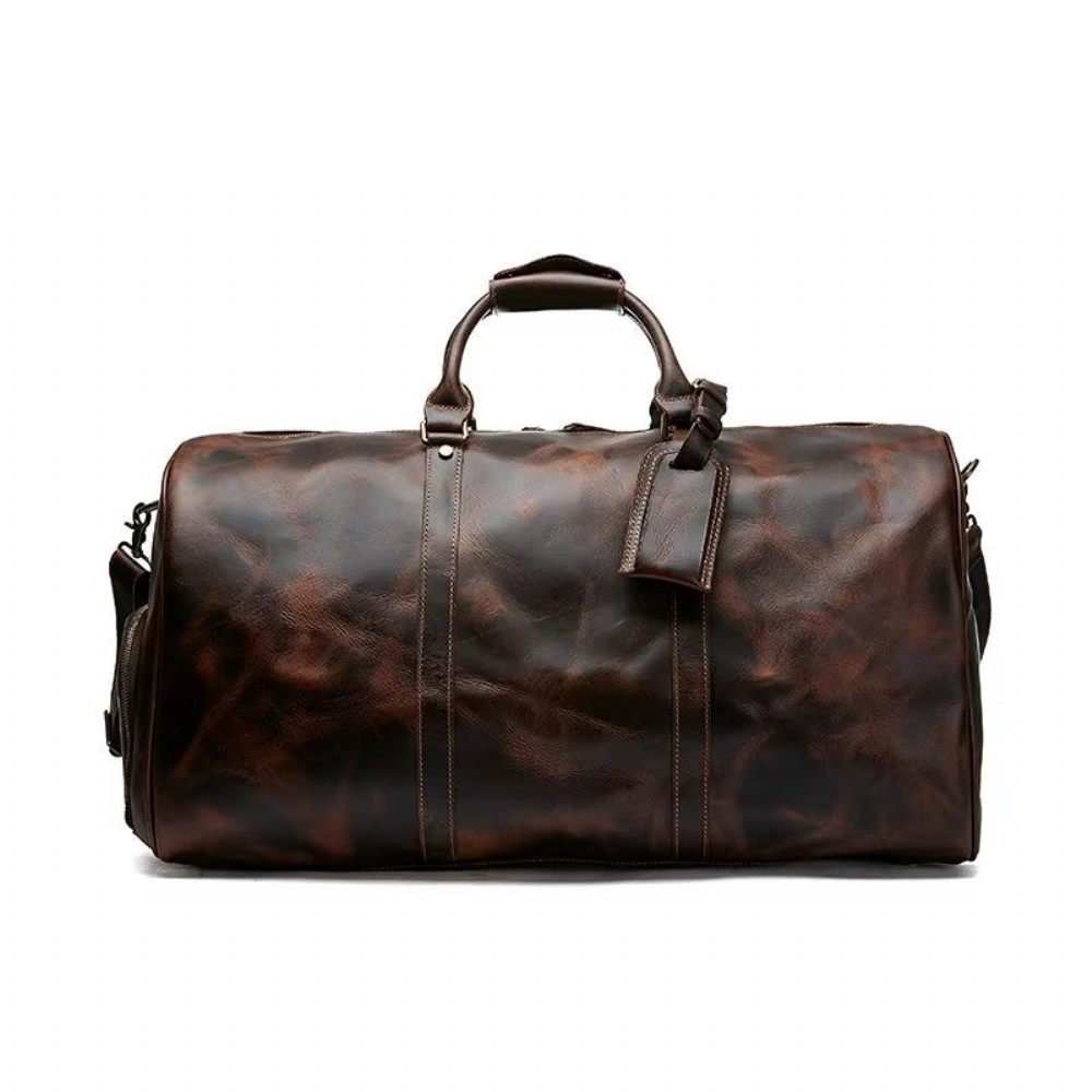 Sacs À Bandoulière Pour Hommes Sac Voyage Jetsetter - Café