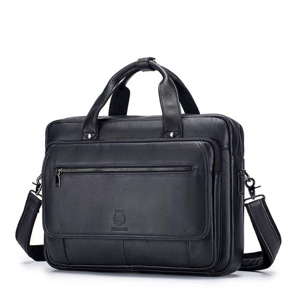 Sacs À Bandoulière Pour Hommes Urban Elite Carryall Cuir - Noir