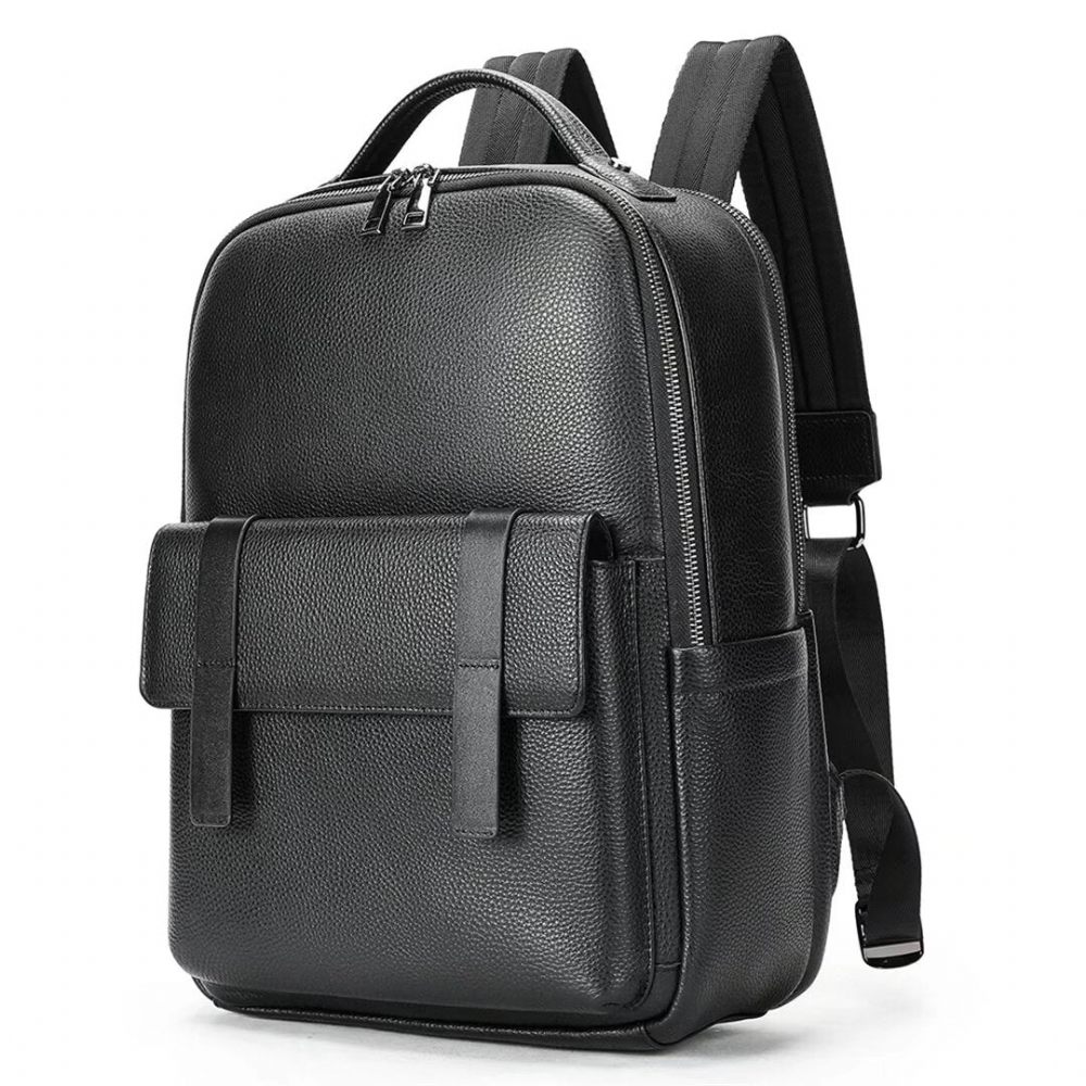 Sacs À Dos Pour Hommes Cabas Metropolitan Cuir Élégant - Noir