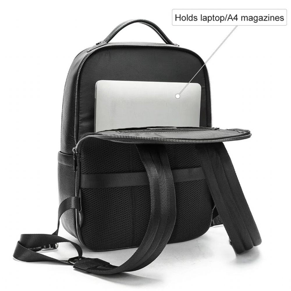 Sacs À Dos Pour Hommes Cabas Metropolitan Cuir Élégant - Noir