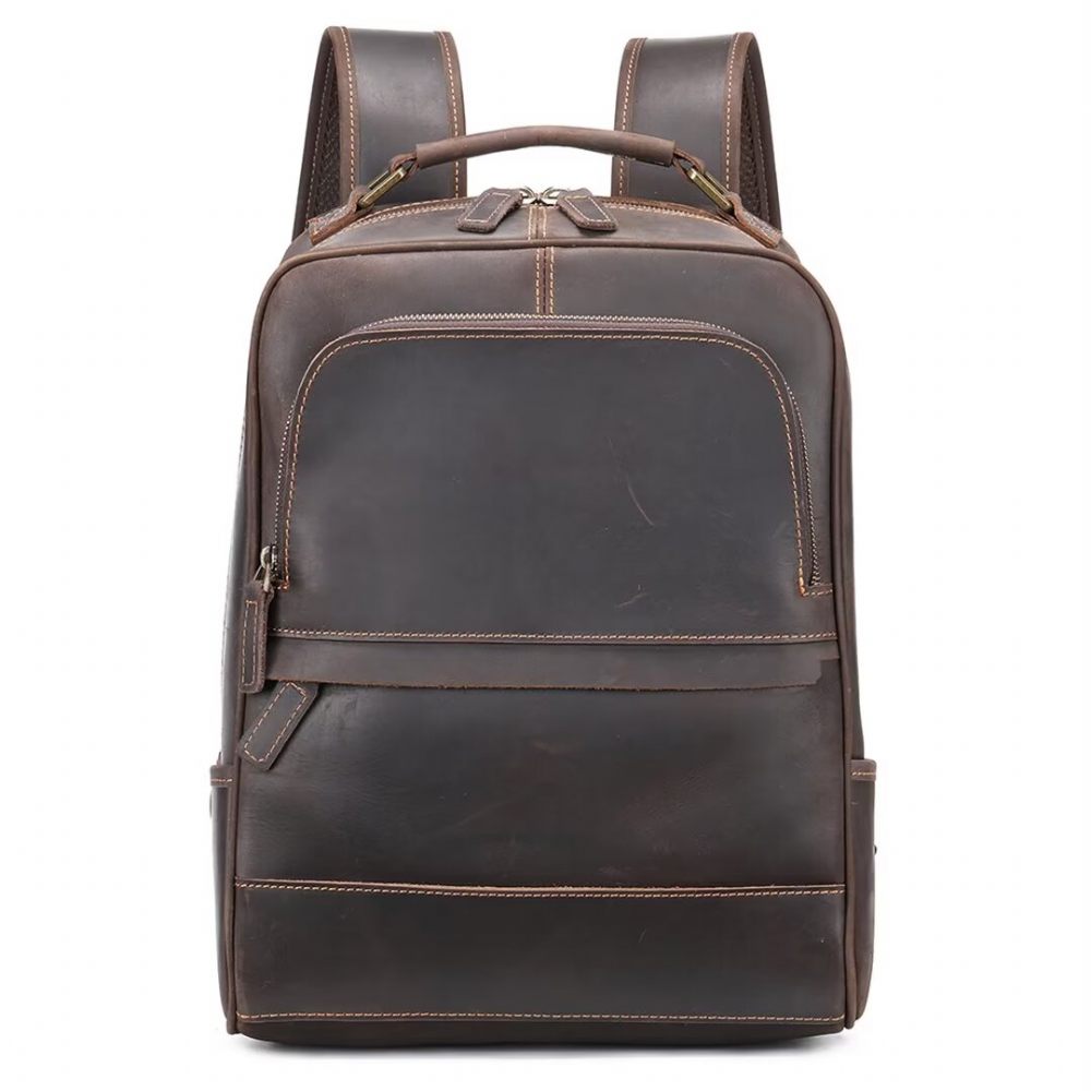 Sacs À Dos Pour Hommes Fourre-tout Cuir Lavish Voyager - Noir1