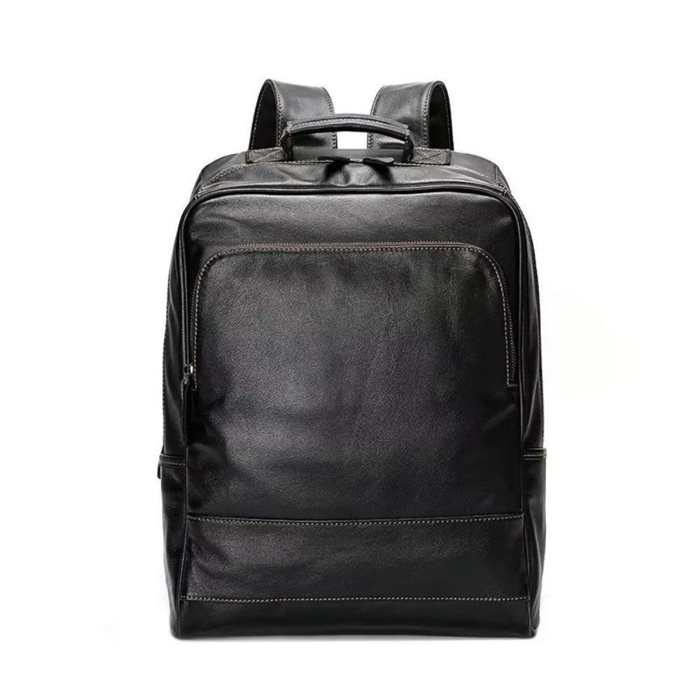 Sacs À Dos Pour Hommes Sac Cuir Chic - Noir