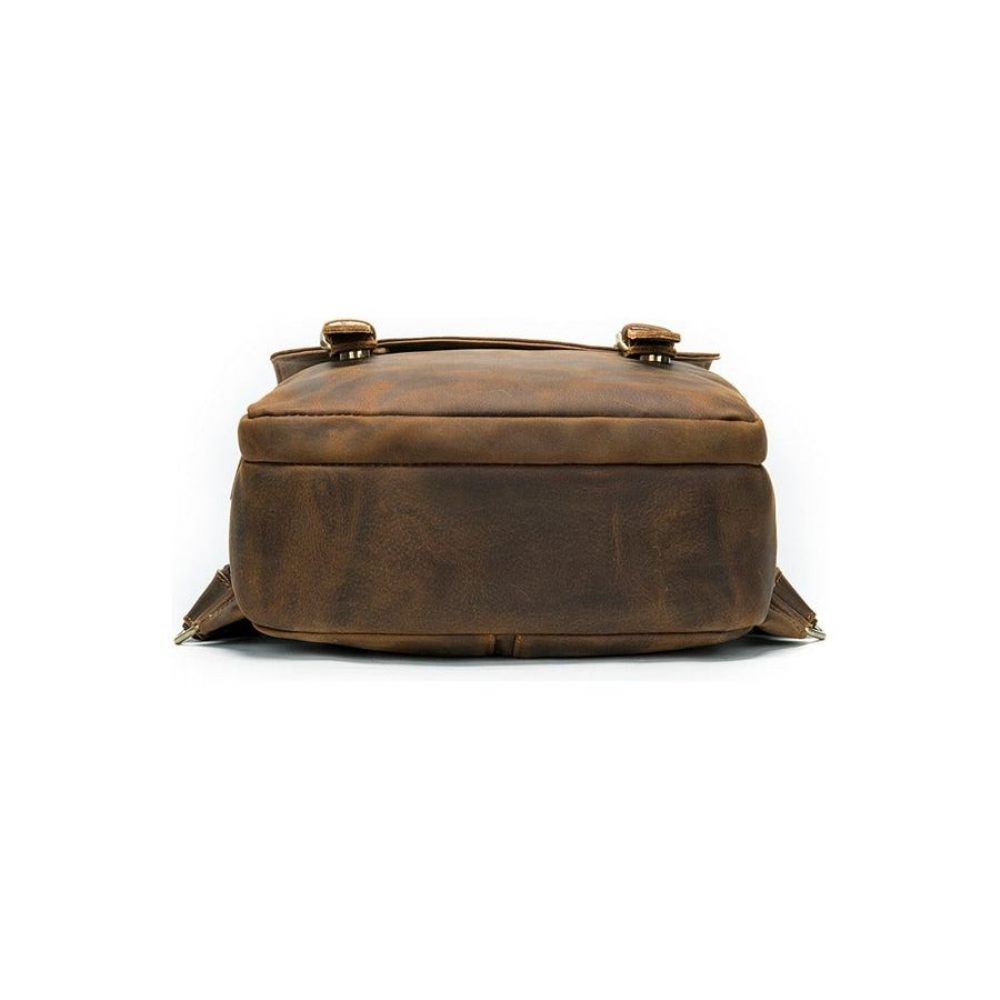 Sacs À Dos Pour Hommes Sac Cuir Coussin D'air Luxe Vintage