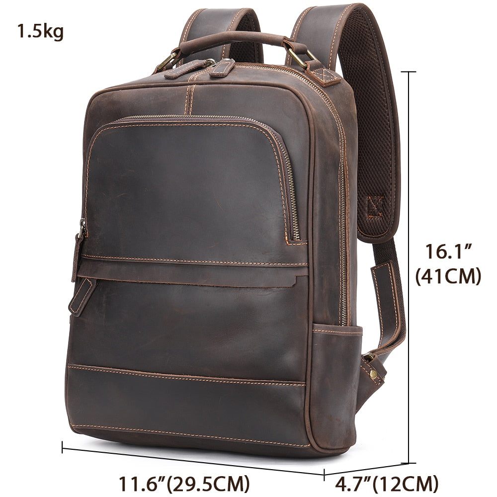 Sacs À Dos Pour Hommes Sac Luxe Airtech Zip Ordinateur Portable - Café