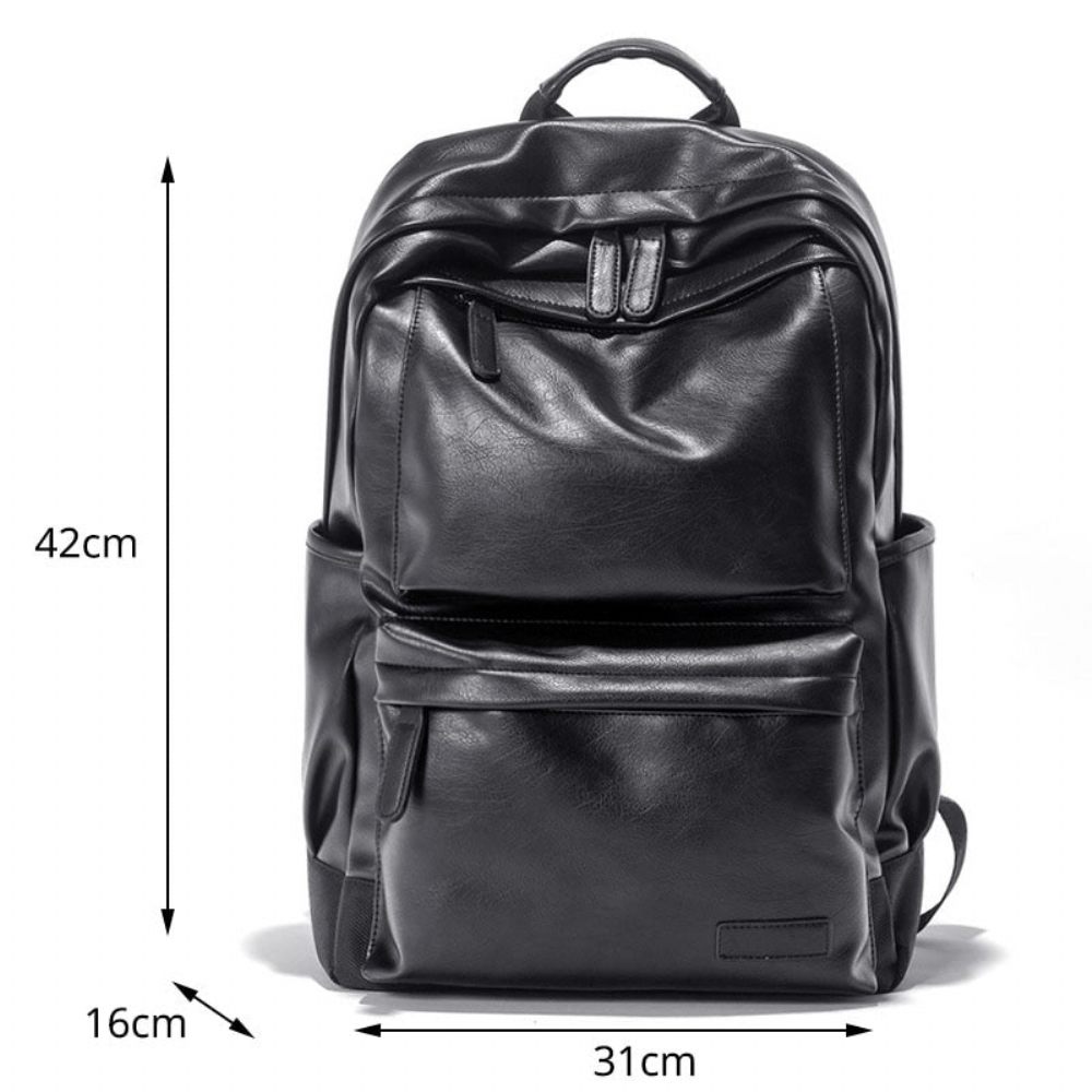 Sacs À Dos Pour Hommes Sac Ordinateur Portable Motif Exotique Imperméable - Noir